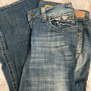 Wide leg/ flare jeans